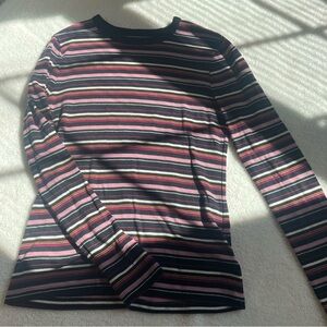 A New Day colorful striped long sleeve shirt